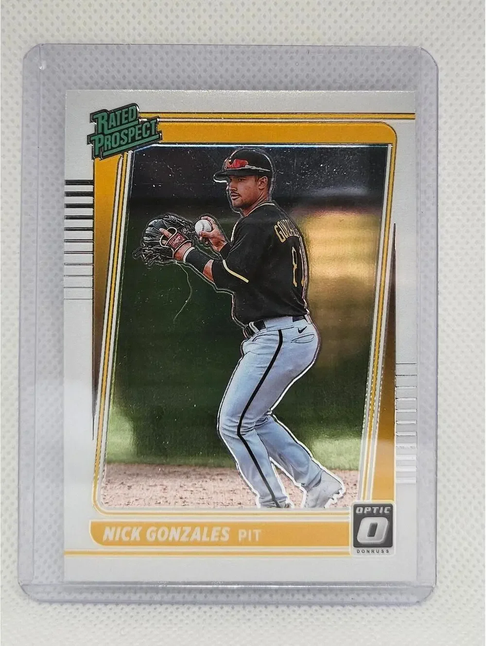 Nick Gonzales- Rated Prospect Insert - 2021 Panini Optic - #RP6 - Pirates -Mint